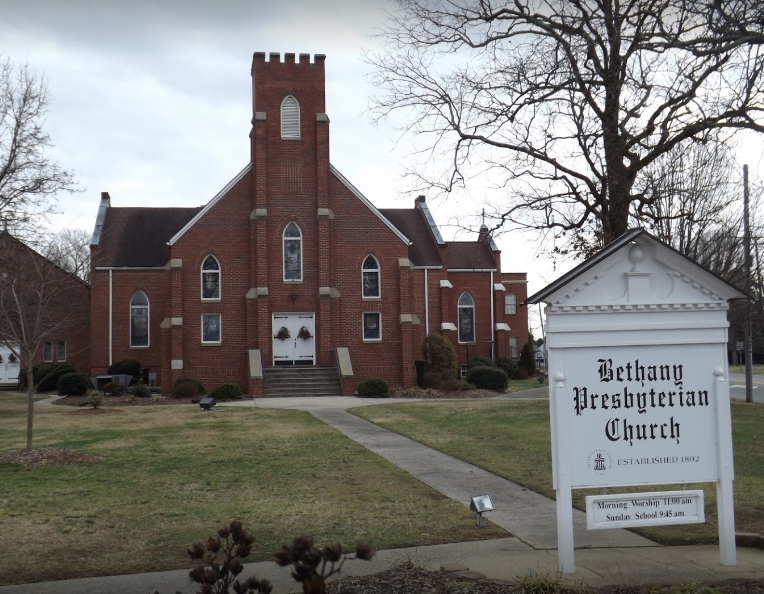 Front entrance Bethany Presbyterian Church