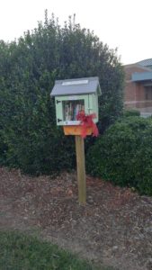 Little Free Library sponsored by the Mebane Women's Club