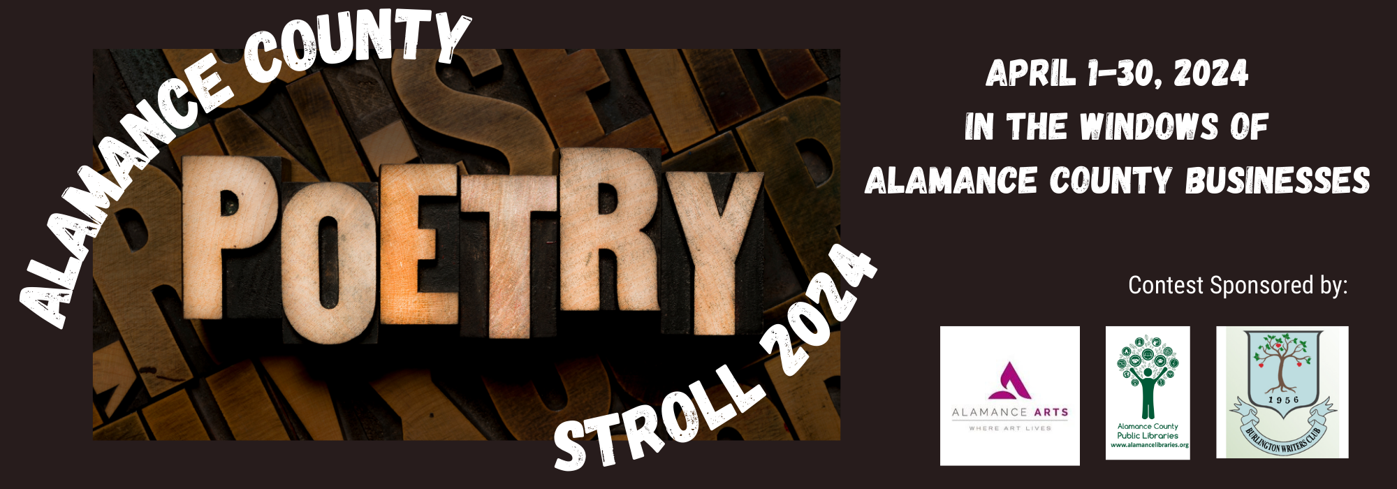 Alamance County Poetry Stroll 2024
