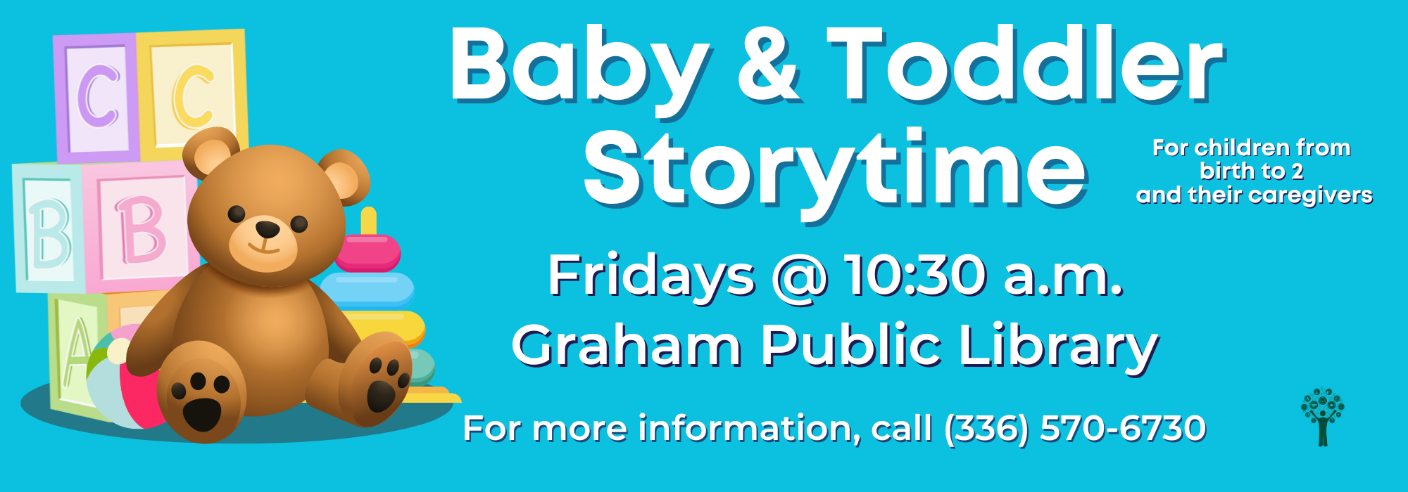 Baby and Toddler Storytime Fridays – Gra – banner – al