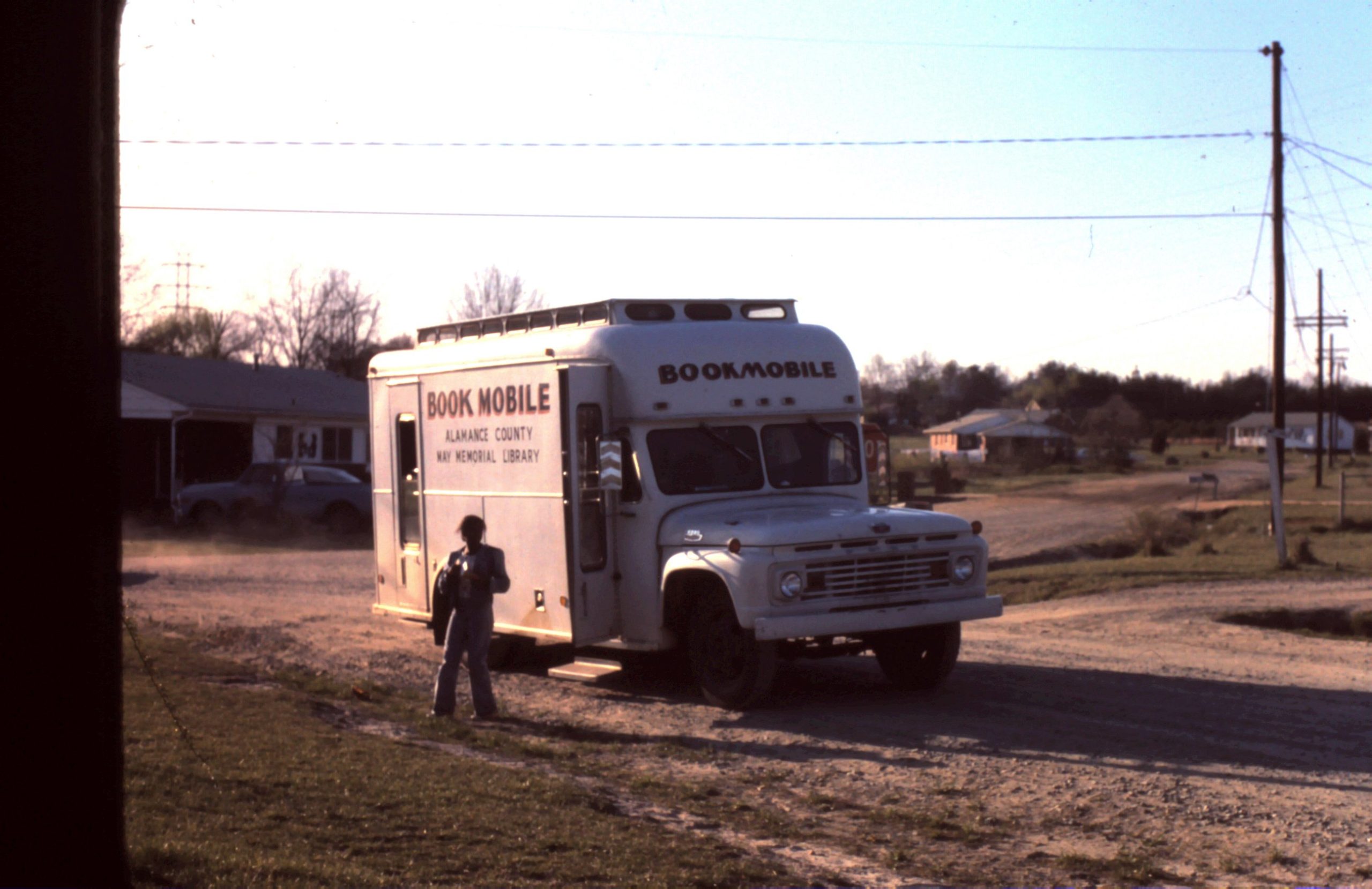 North Burlington Bookmobile stop in the 70s