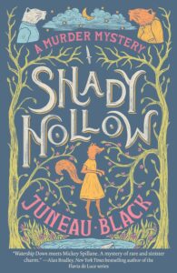 Cover of Shady Hollow. Fox in center, surrounded by trees.