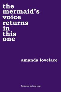Cover of the mermaid's voice returns in this one. Purple cover, white text.