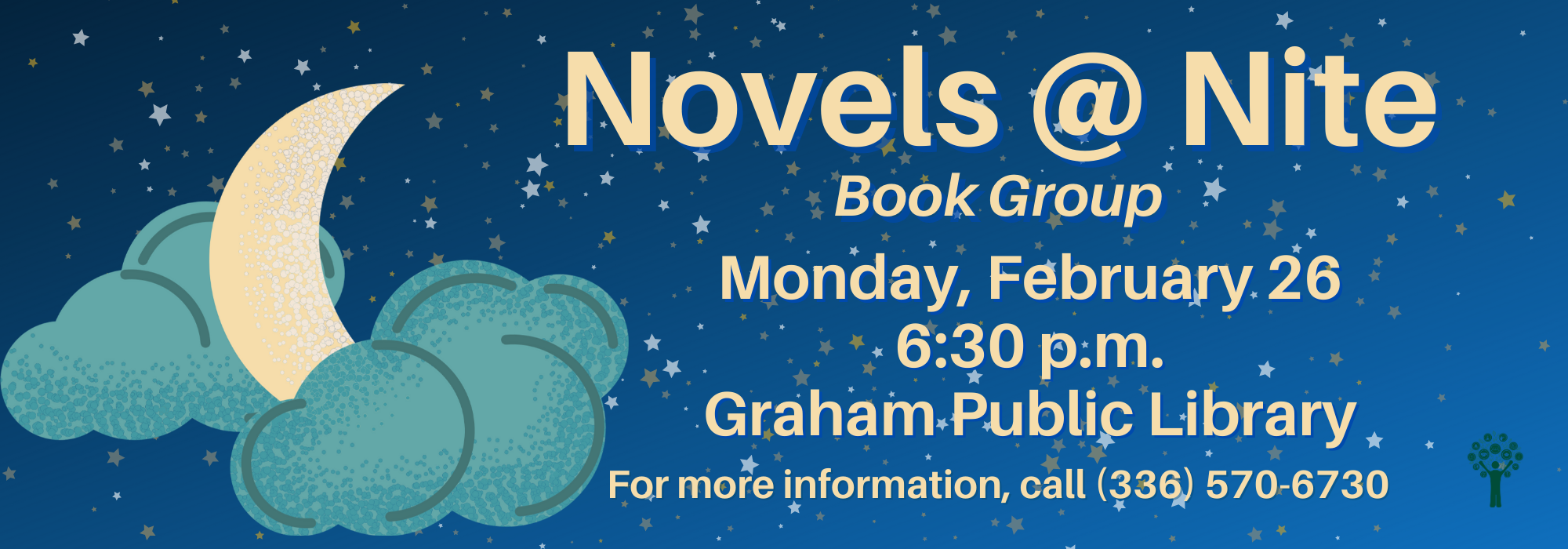 2.26 at 630 pm – Novels @ Nite at Graham