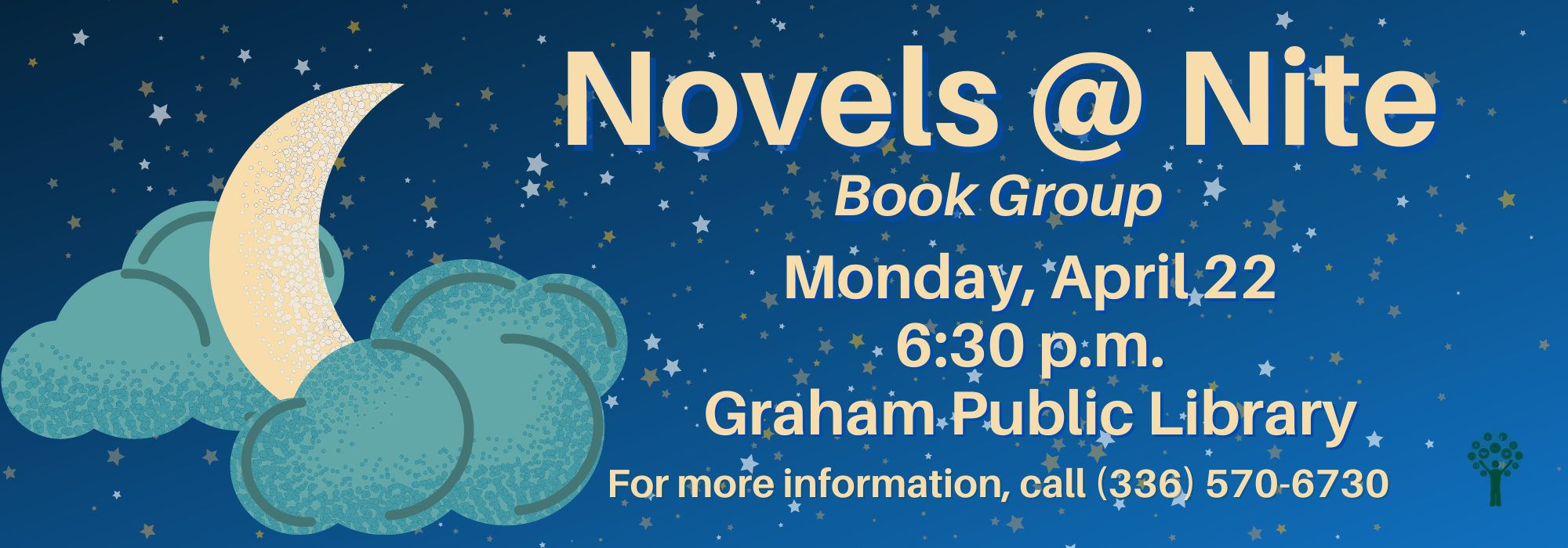 4.22 at 630 pm - Novels @ Nite at Graham
