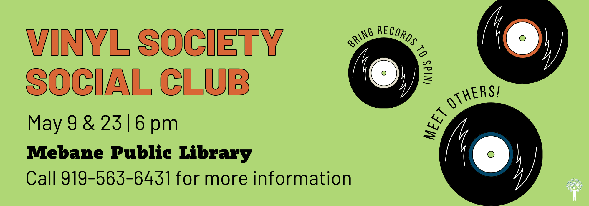 5.9 & 5.23 at 6 pm - Vinyl Society Social Club at Mebane