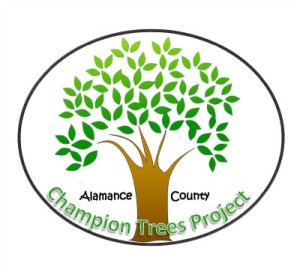 Alamance Co Champion Tree program logo