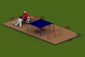 rendering of Eli Whitney playground