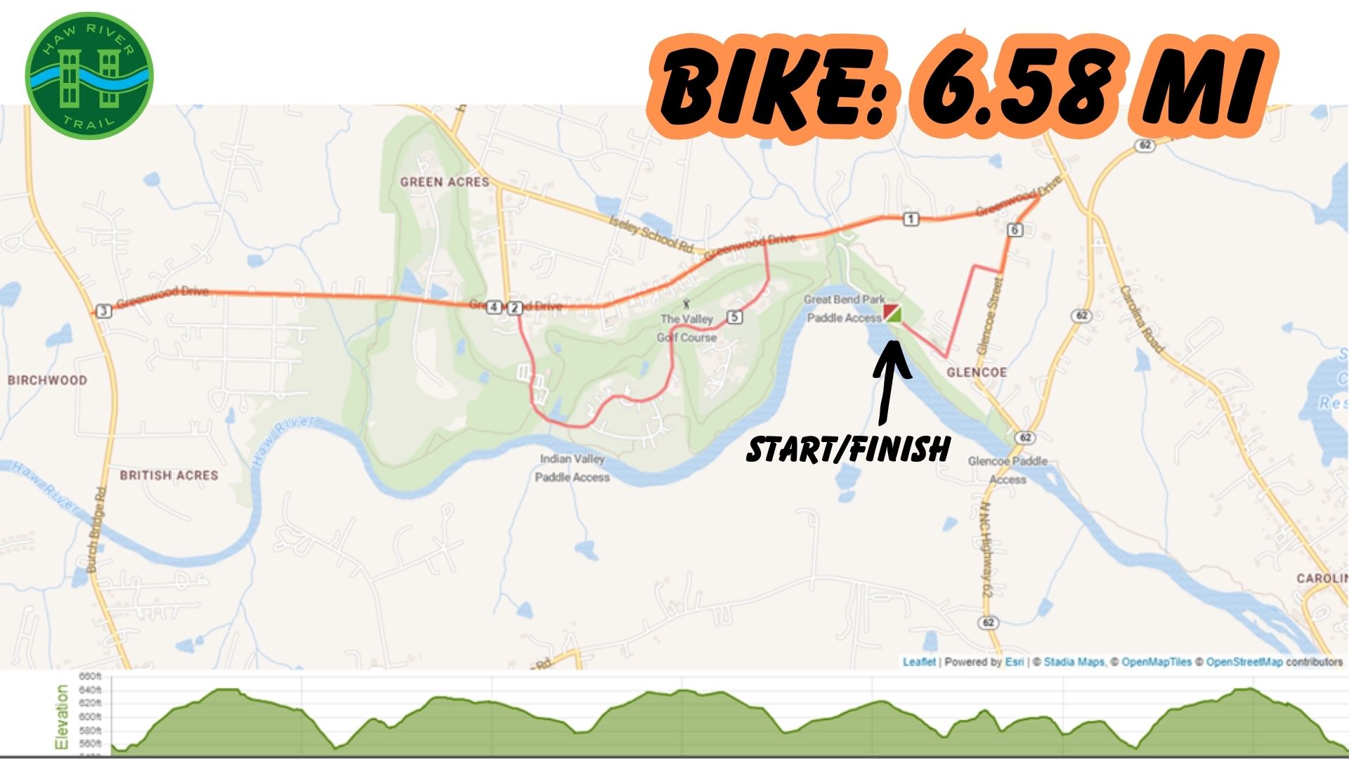 Trailathlon Bike Trail Map