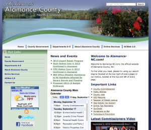 County Website September 13, 2013