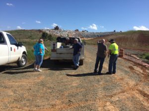 County Gov Academy Visits Landfill