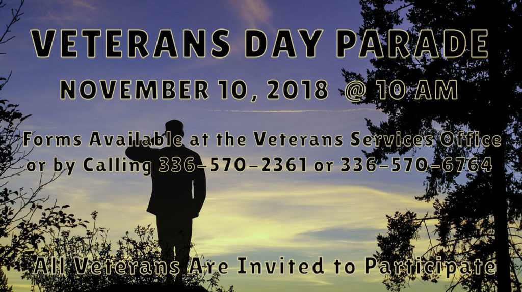 Veterans Parade 2018 Ad