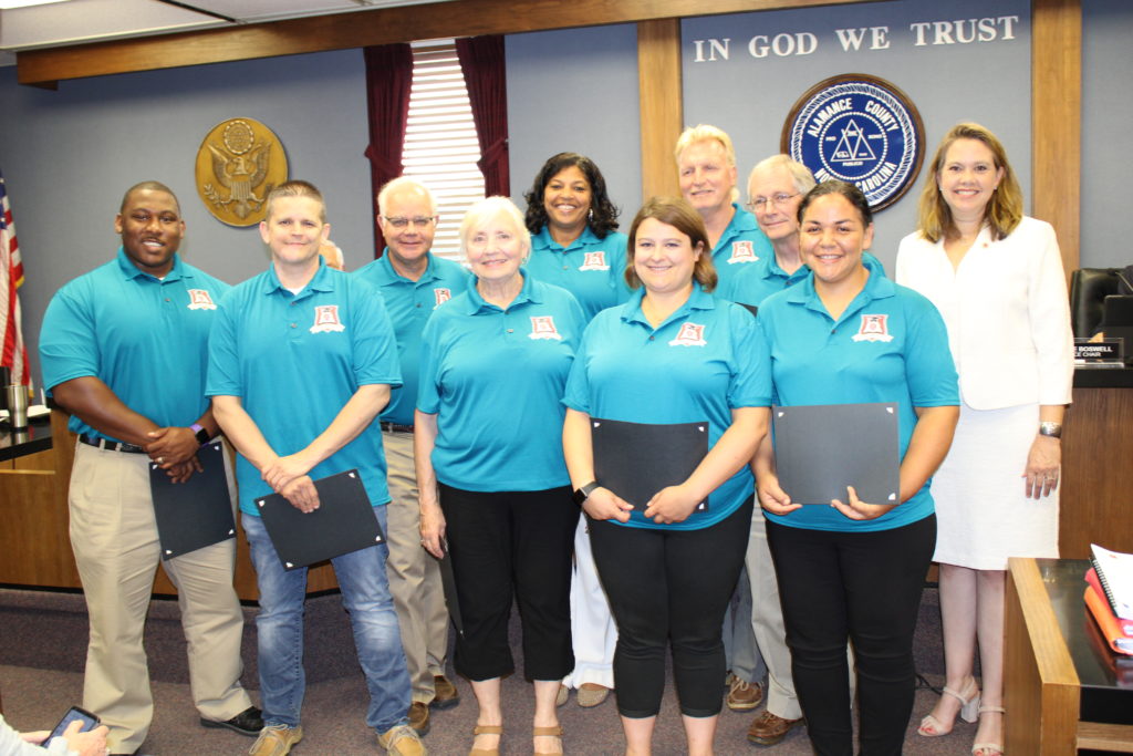 Group Photo of June 2019 County Gov Academy graduates